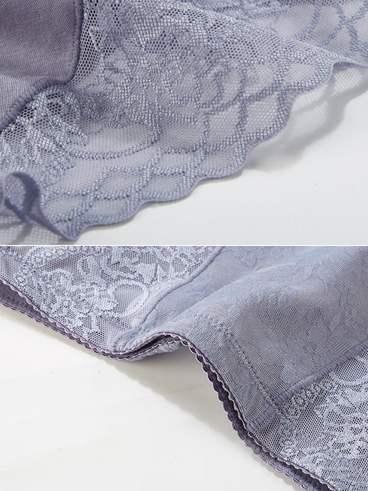 2-Pack Lace Full Coverage Shape Breathable Panty
