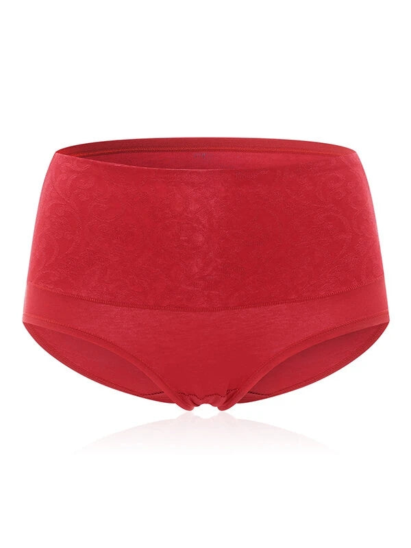 4-Pack Cotton High Waist Tummy Control Panties