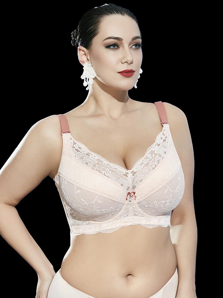Lace Full Coverage Side Support Minimizer Bras
