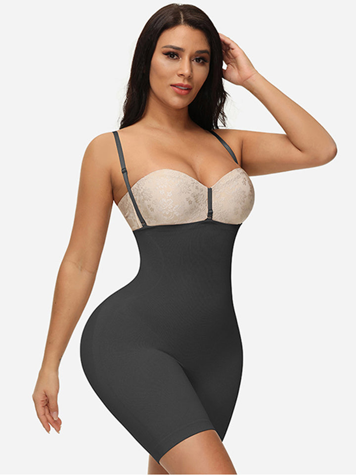 Women Seamless Faja Tummy Control Waist Trainer Bodysuit Shapewear