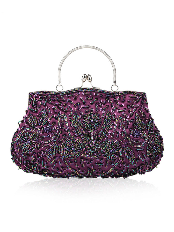 Rhinestone Handbag Costume Accessories Evening Clutch Beaded Bag