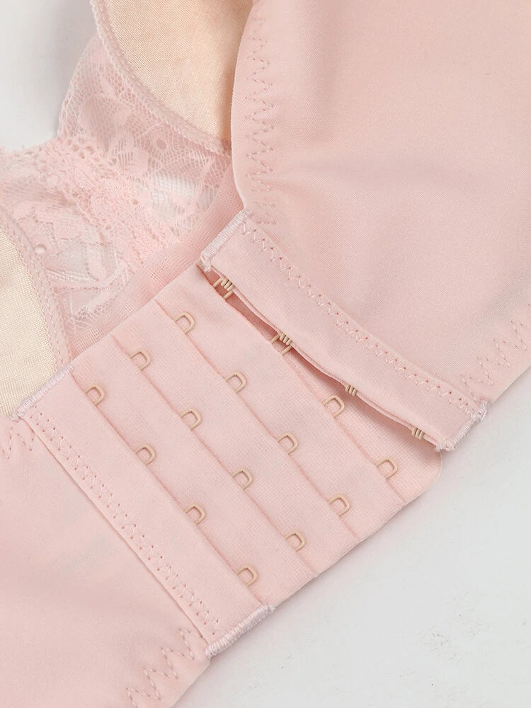 Lace Floral See Through Wireless Rabbits Ear Shaped Lined Bras