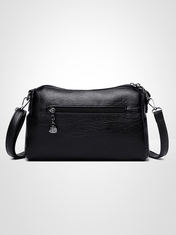 Women's Multi Pockets Soft PU Leather Purse and Handbag Shoulder Bag