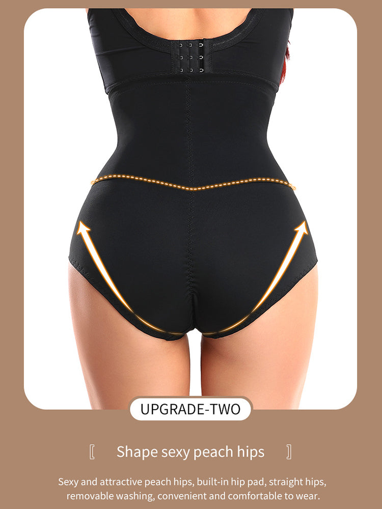 Breathable Lace High Waist Control Padded Hip Lifter Shorts