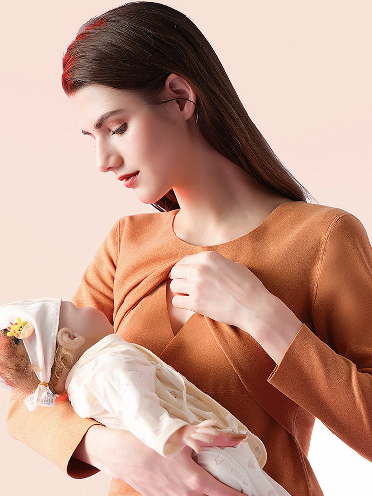 Pregnant Women's Fleece Thickened Thermal Sets