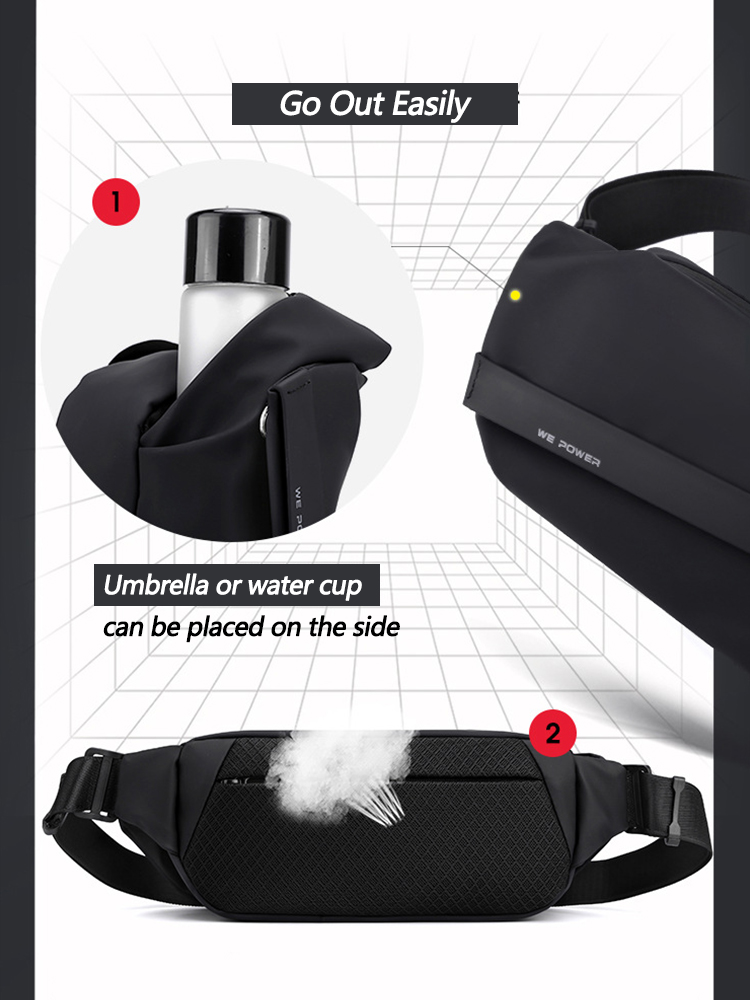 Casual Waterproof Crossbody Bum Bag