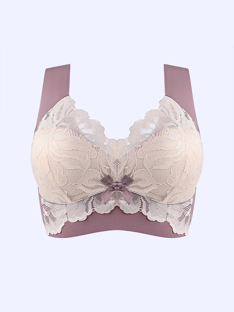 Breathable Lace Soft Beauty Back Wire-free Bra