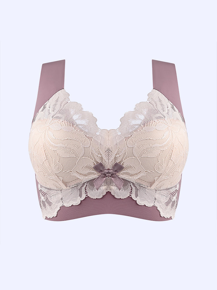 Breathable Lace Soft Beauty Back Wire-free Bra