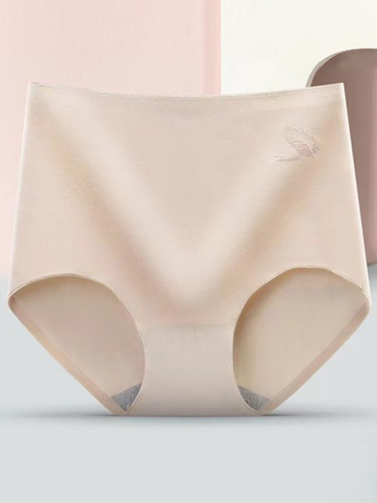 4-Pack Seamless High Waist Cotton Panties