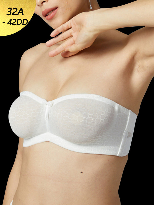 Breathable Lace Strapless Push Up Bras with Invisible Straps