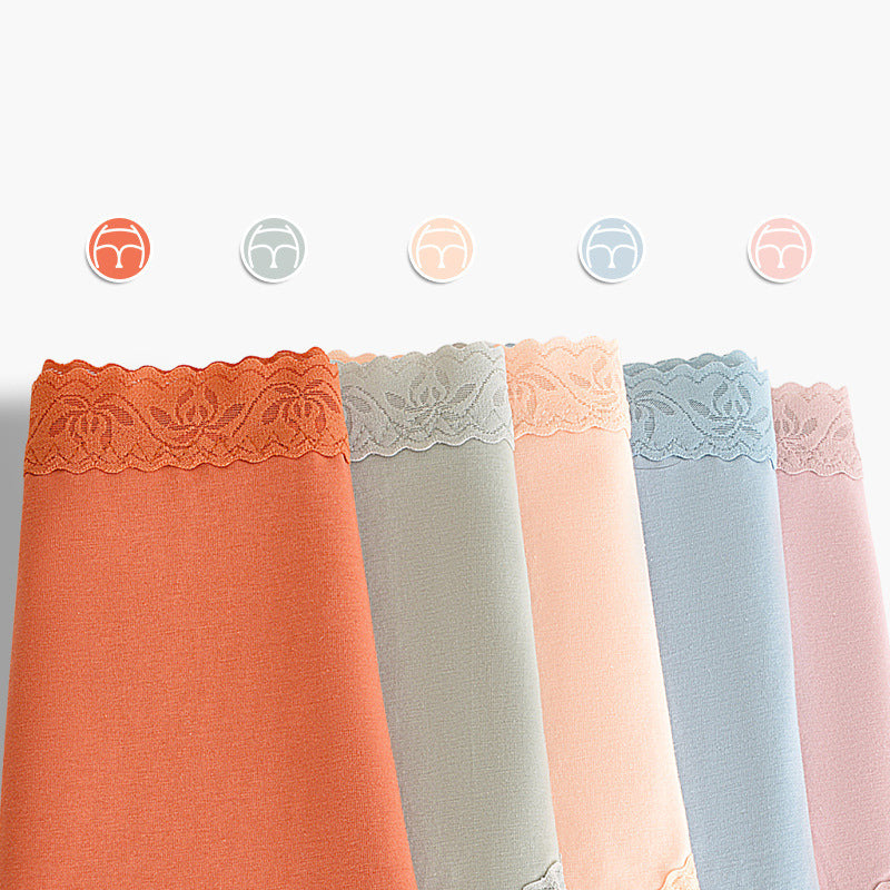 3-Pack Seamless High Waist Cotton Breathable Panties