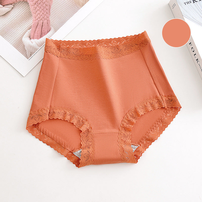 3-Pack Seamless High Waist Cotton Breathable Panties