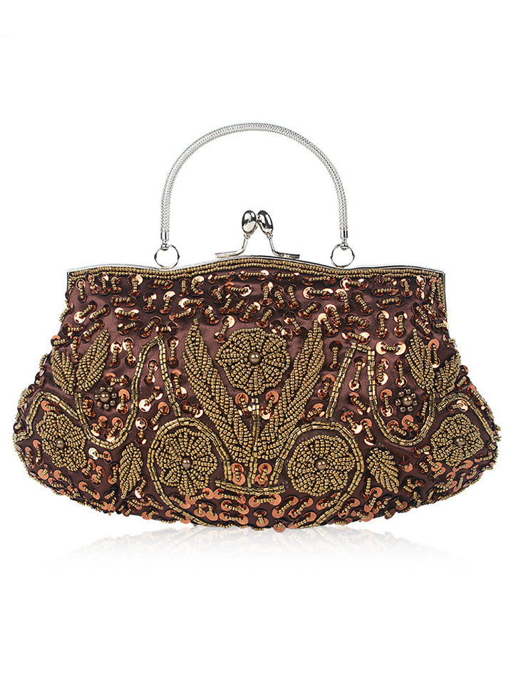 Rhinestone Handbag Costume Accessories Evening Clutch Beaded Bag