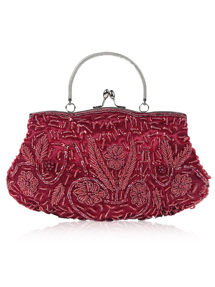 Rhinestone Handbag Costume Accessories Evening Clutch Beaded Bag