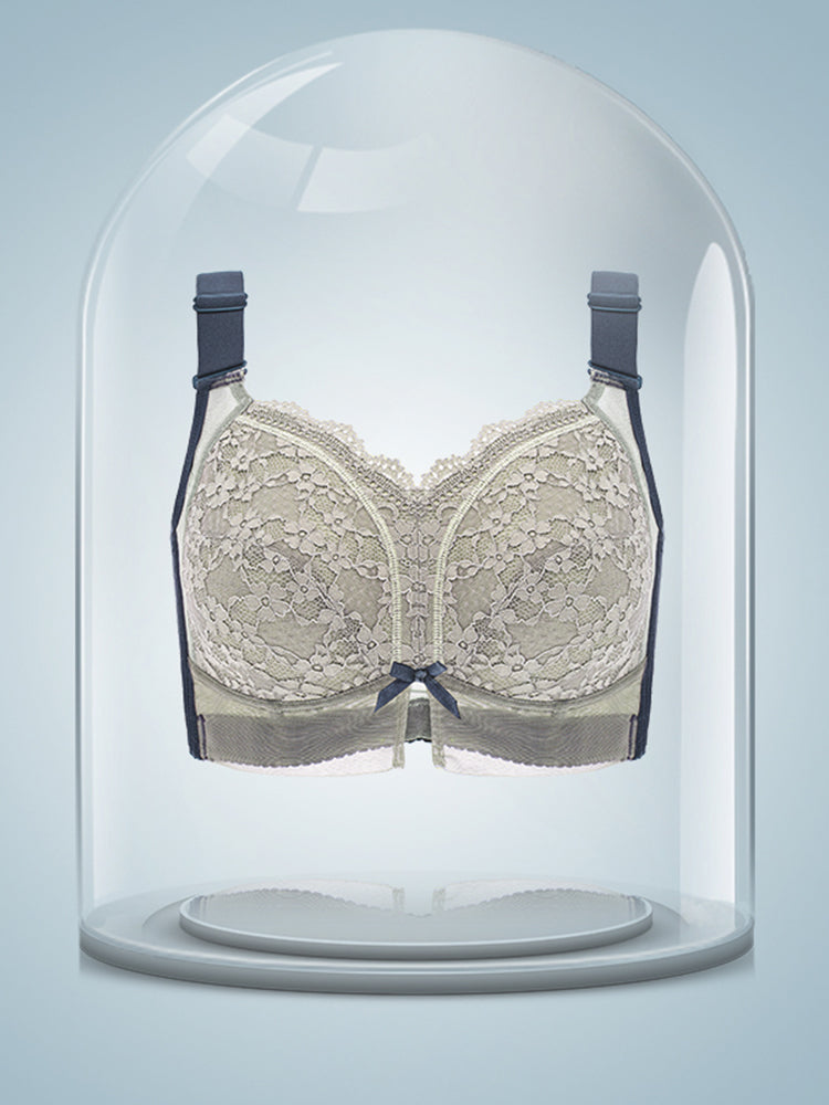 Full Coverage Lace Wireless Thin Bra