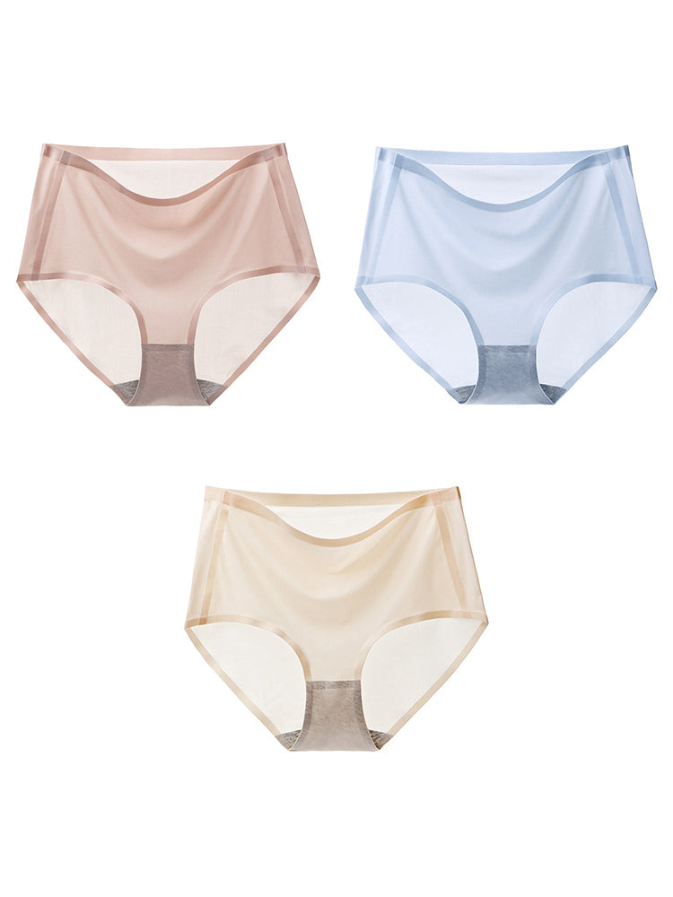 3-Pack Seamless Soft Breathable Stretch Underwear