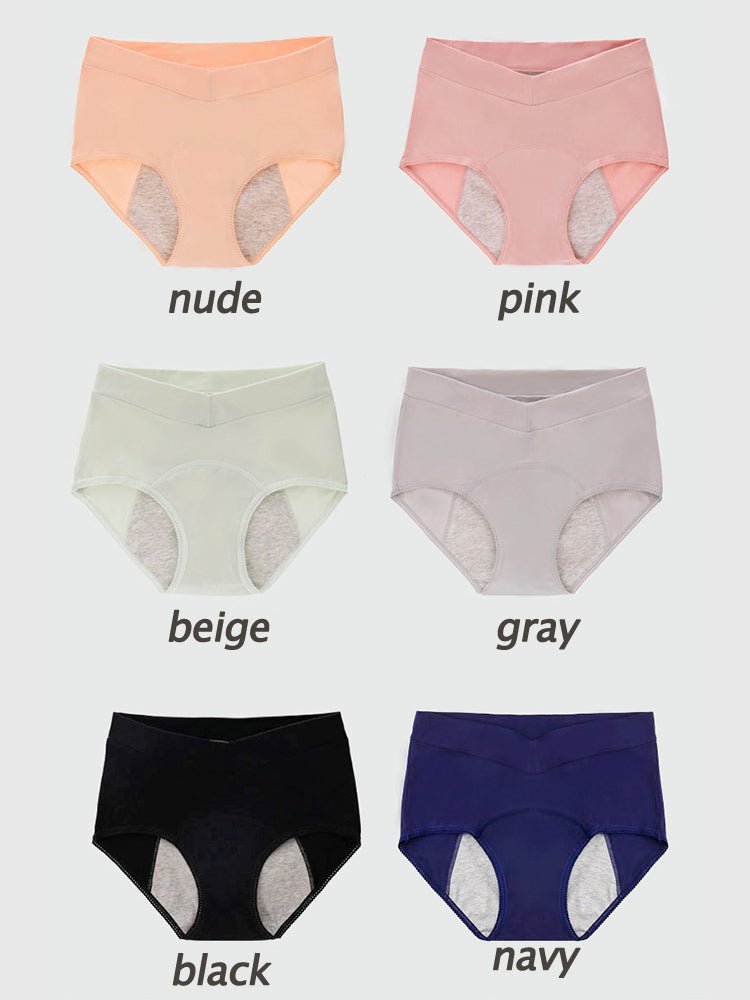 3-Pack Women's Cotton Leak-Proof Menstrual Panties
