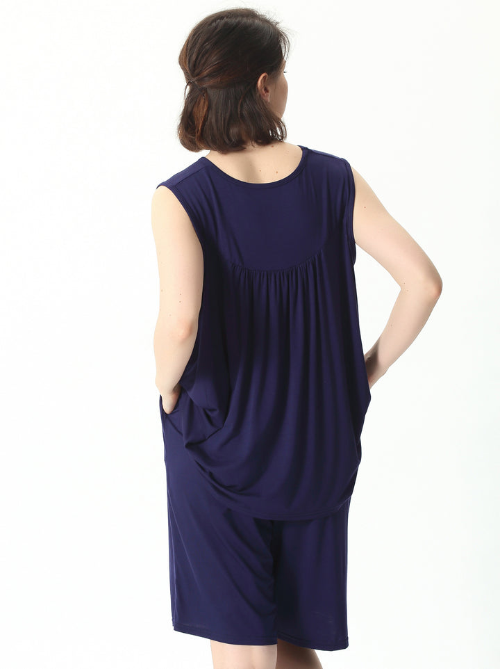 Plus Size Soft Sleeveless Sleepwears Loungewear Sets