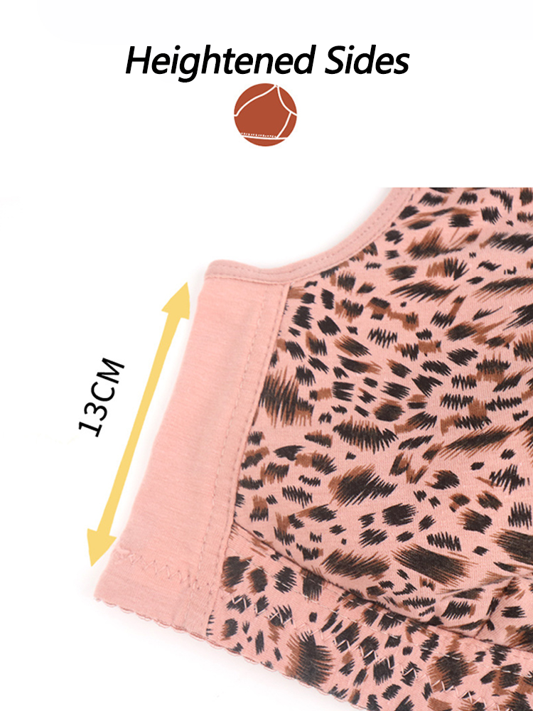 Leopard Print Front Closure Tank Bra