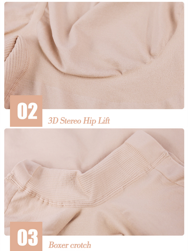 Women's Seamless Shaping Tummy Control Shapewear Under Dress Boyshorts