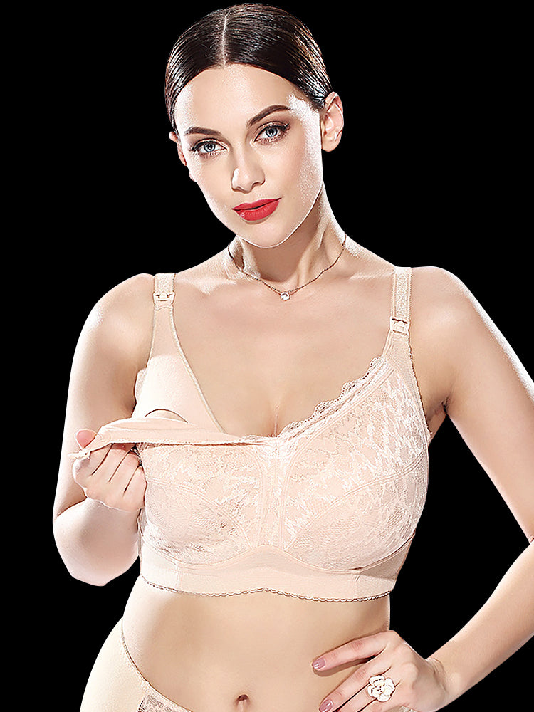 Women's Comfort Full Figure Wireless Nursing Bras