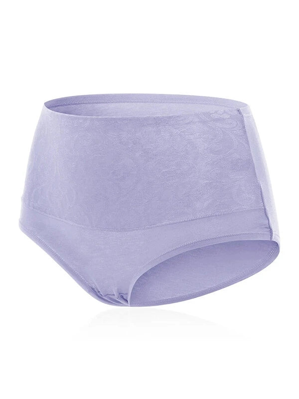 4-Pack Cotton High Waist Tummy Control Panties