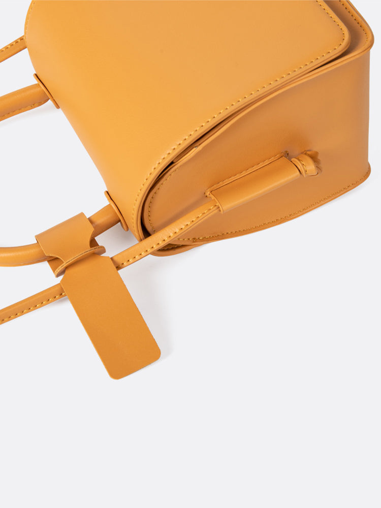 Women's Solid Color Vintage PU Leather Crossbody Bags