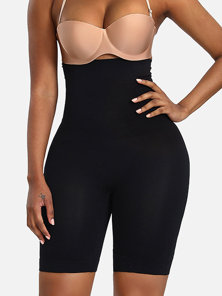 Women's Seamless Shapewear Shorts Tummy Control Thigh Slimmer High Waist