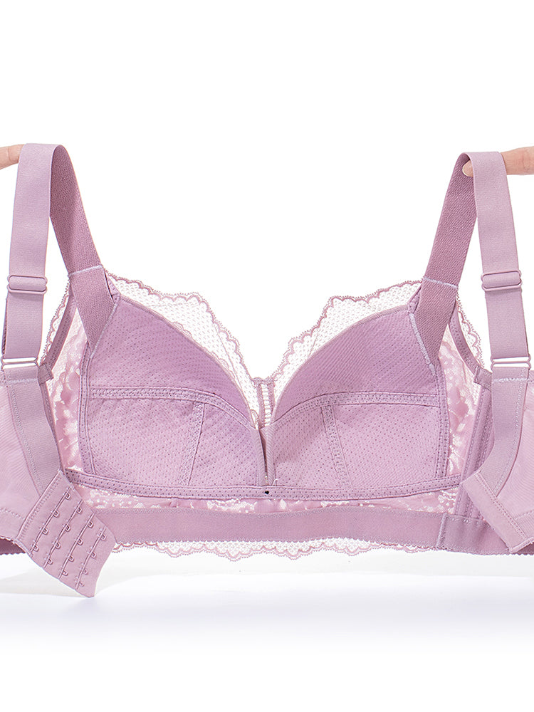 Lace Breathable Wireless Minimizer Bras