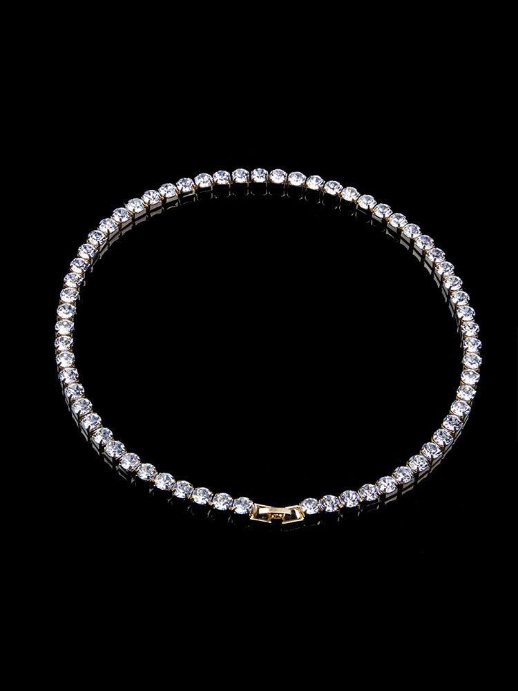 Modern Stylish Rhinestone Necklace