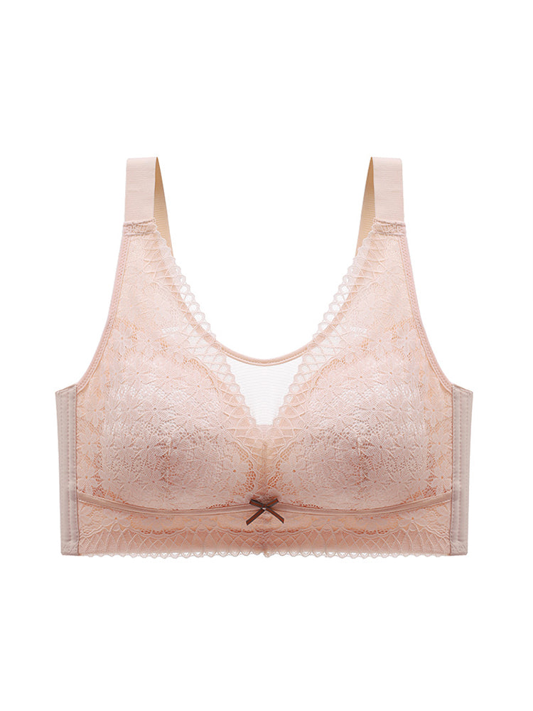 Floral Ultra-thin Breathable Wireless Bra