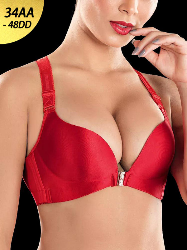 Front Closure Butterfly Back Wireless Bra