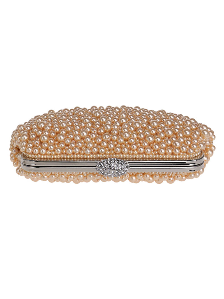 All Over Pearl Pouch Clutch Wedding Evening Bag