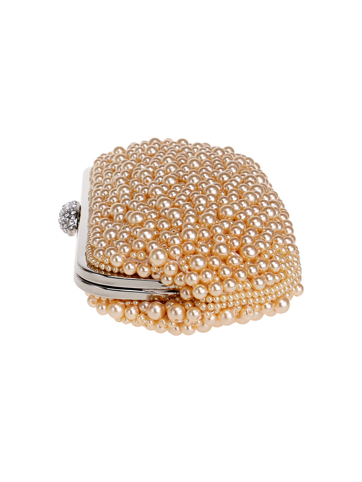 All Over Pearl Pouch Clutch Wedding Evening Bag