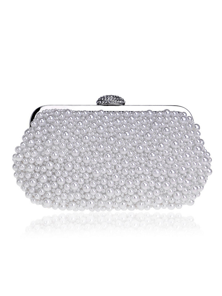 All Over Pearl Pouch Clutch Wedding Evening Bag