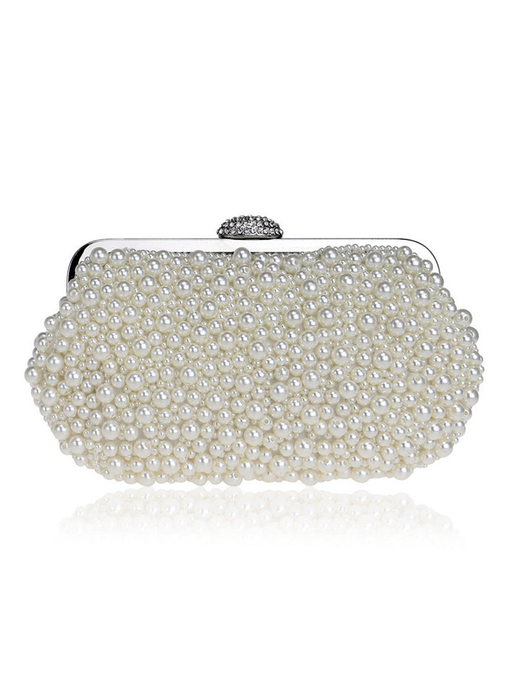 All Over Pearl Pouch Clutch Wedding Evening Bag