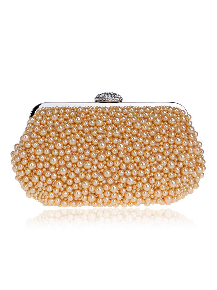 All Over Pearl Pouch Clutch Wedding Evening Bag
