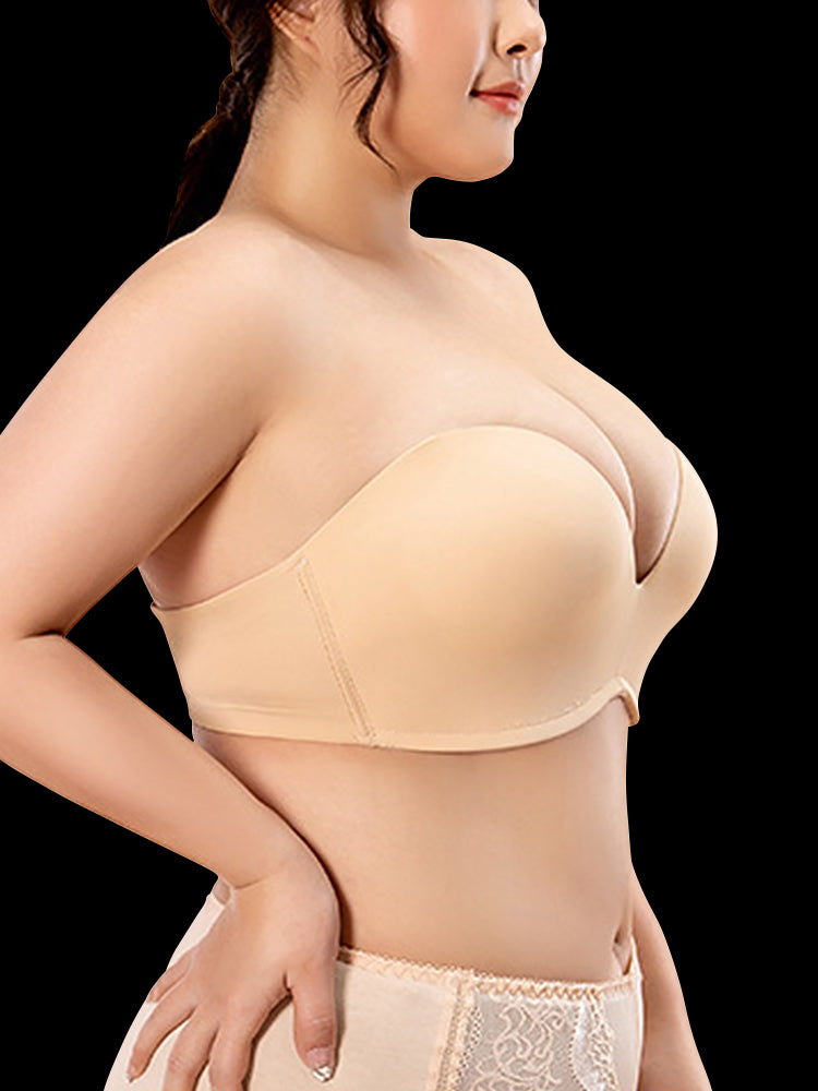 Strapless Push-Up Invisible Wireless Multiway Bra