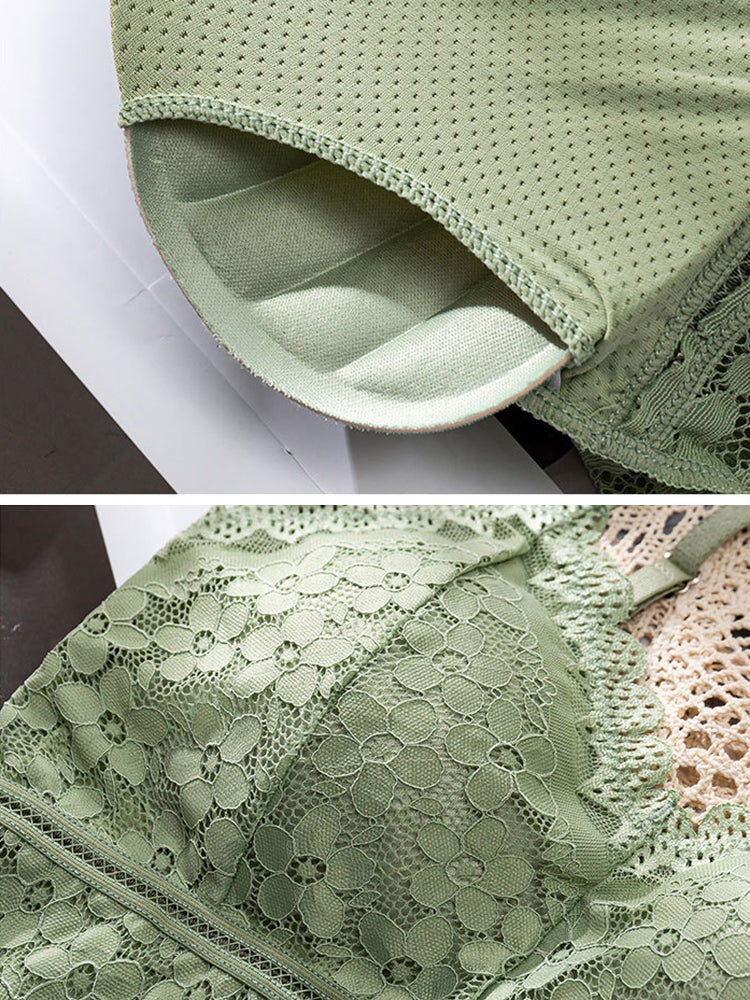 Ultra Soft Sexy Racerback Wirefree Lace Bra