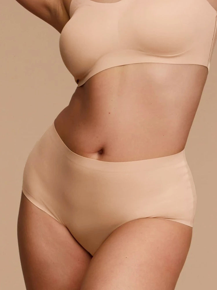 3-Pack Seamless Breathable Stretch Ice Silk Everyday Panties