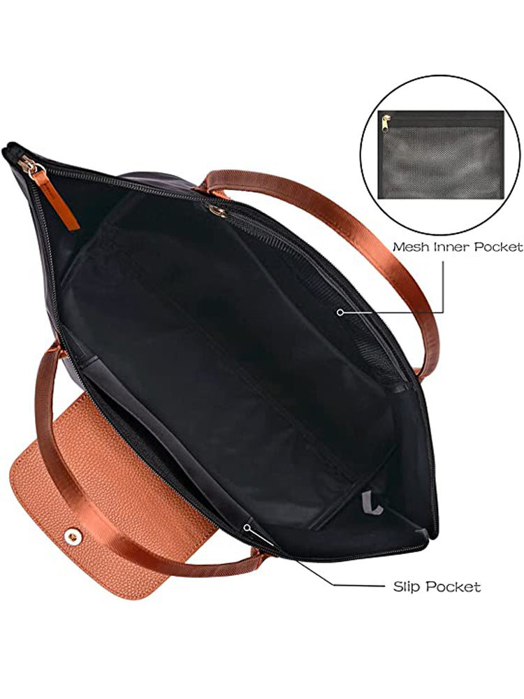Water Resistant Light Weight Nylon Tote Bag Handbag