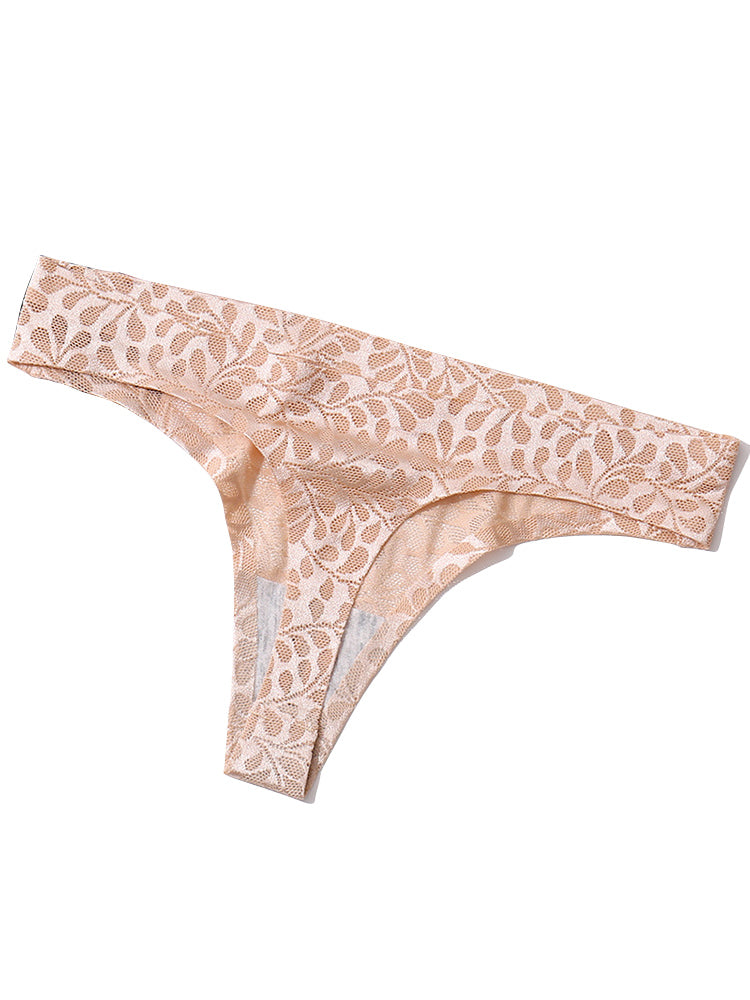 4-Pack Sexy Cotton Thong Seamless Women Underwear
