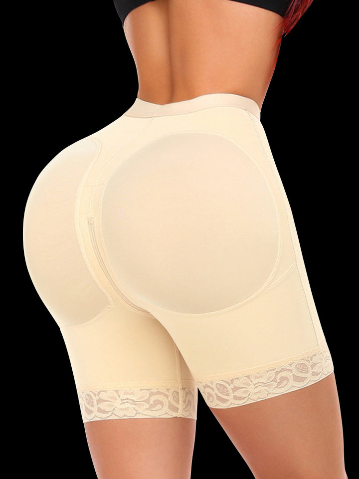 Upgraded Zipper Crotch Tummy Control Shapewear Shorts