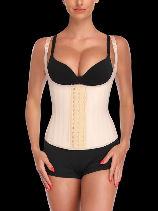 Latex Vest Waist Cincher Trainer Trimmer Girdle Workout Corset Body Shaper