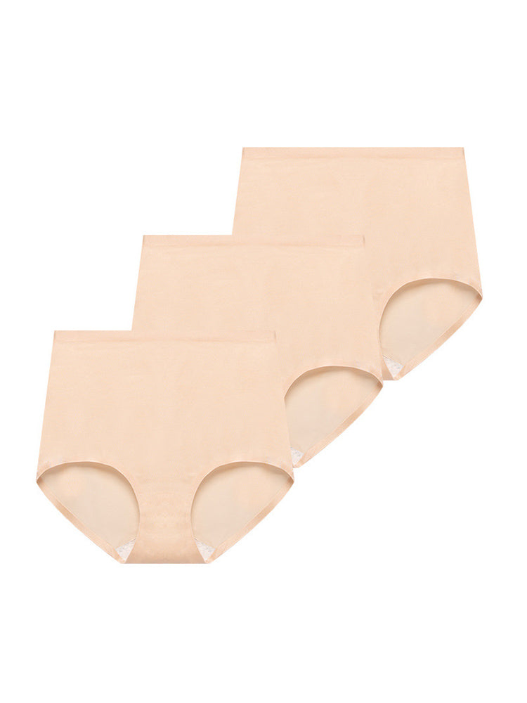 3-Pack Seamless Breathable Stretch Ice Silk Everyday Panties