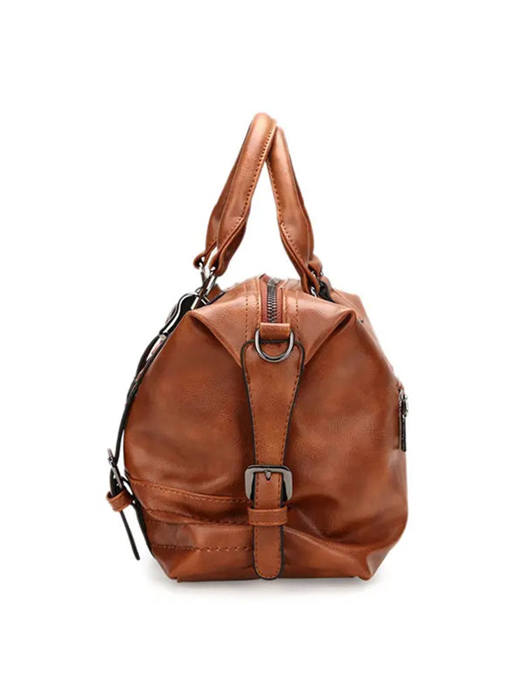 Women Vintage Boston Handbag Shoulder Bag Crossbody Bag