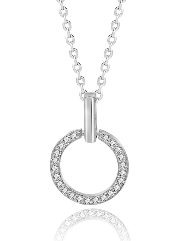 Ring-Shaped Pendant Necklace