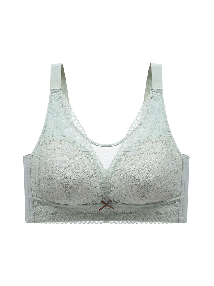 Floral Ultra-thin Breathable Wireless Bra
