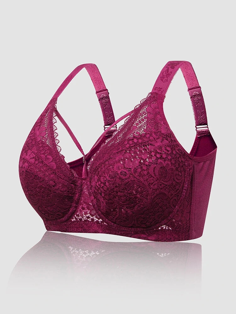 Sexy Lace Full Cup Push Up Soft Lined Bras