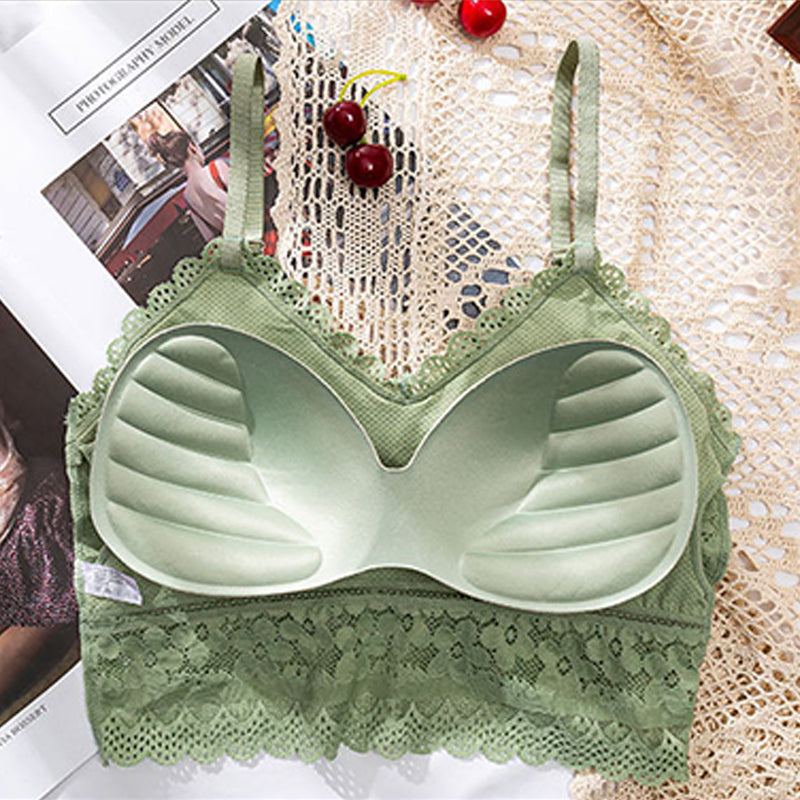 Ultra Soft Sexy Racerback Wirefree Lace Bra